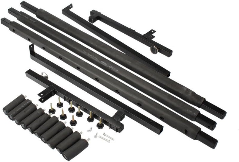 Kcelarec Multi Guitar Stand Rack with Folding Design,Portable Black Guitar Holder for Classical Acoustic, Electric, Bass Guitar and Guitar Bag (9 Holder) - Image 4